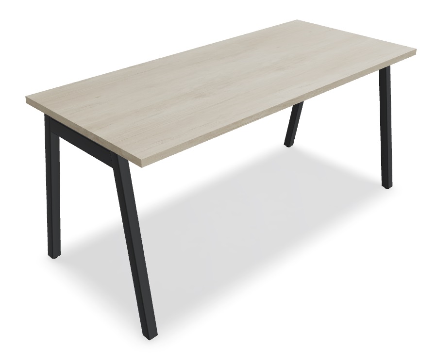 Ogi M Office Single Straight Desk, W62.9" x D27.5"