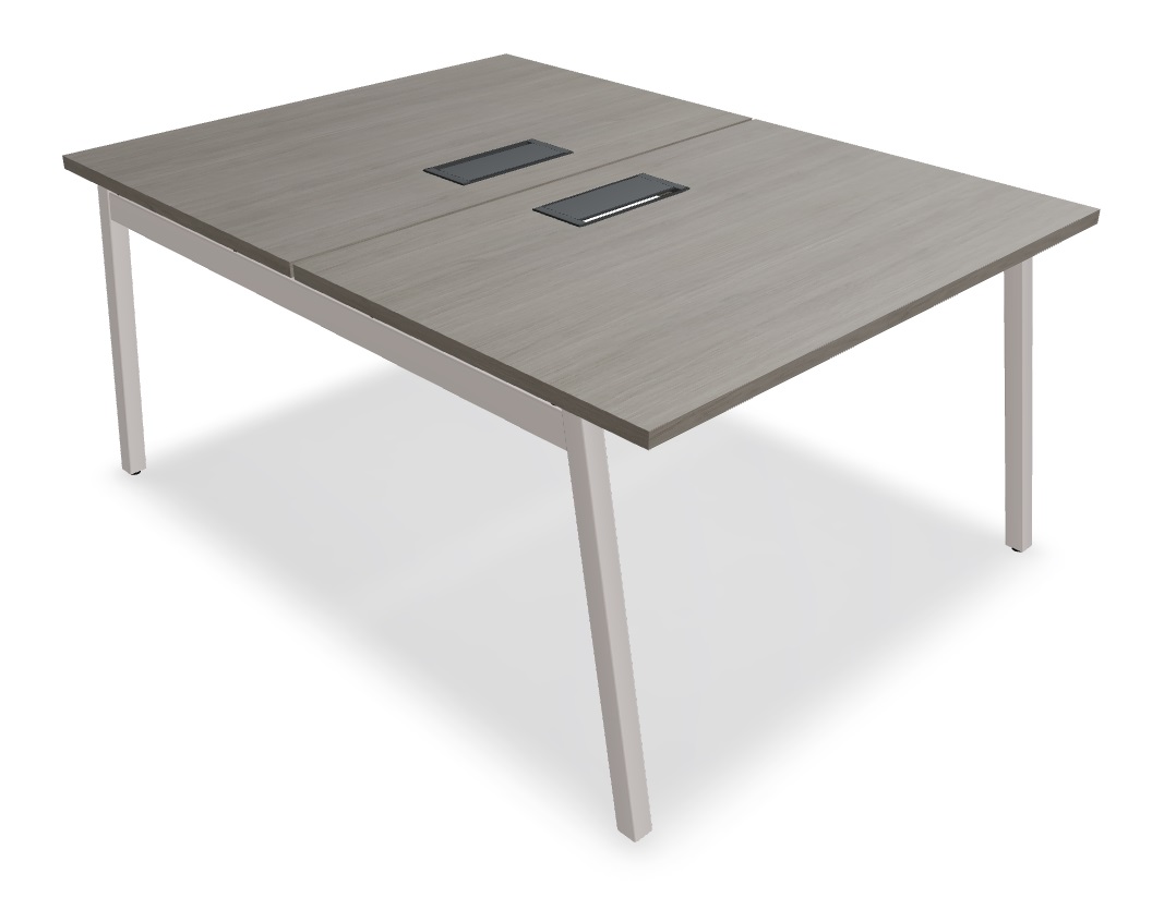 Ogi M Office Straight 2-Desk Bench, W47.2" x D63.3"
