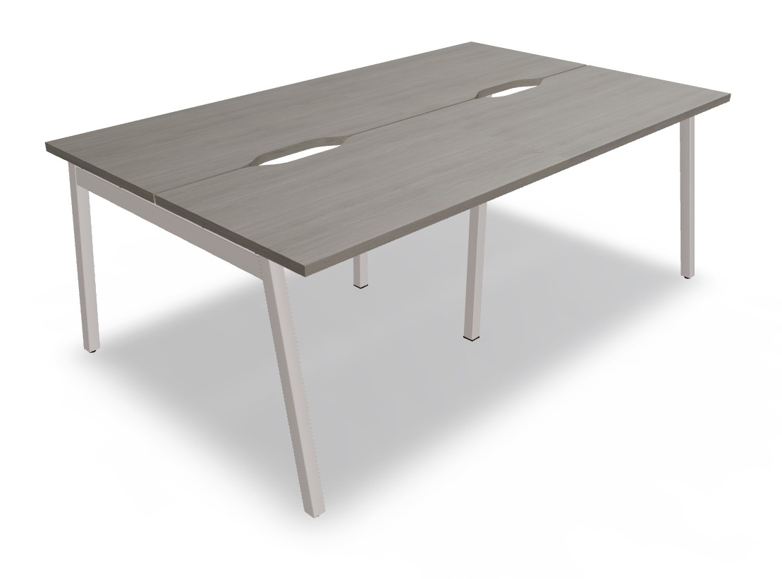 Ogi M Office 4-Desk Bench