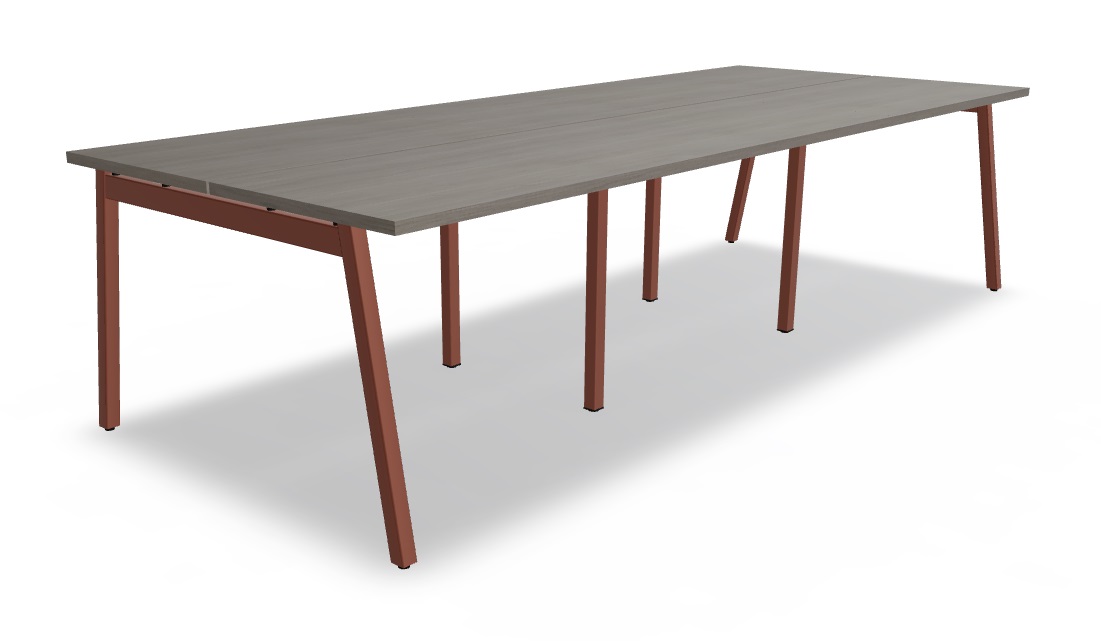 Ogi M Office 6-Desk Bench