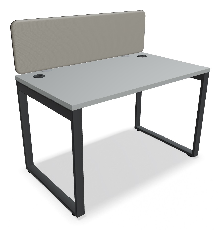 Ogi Q Office Single Straight Desk, W47.2" x D27.5"