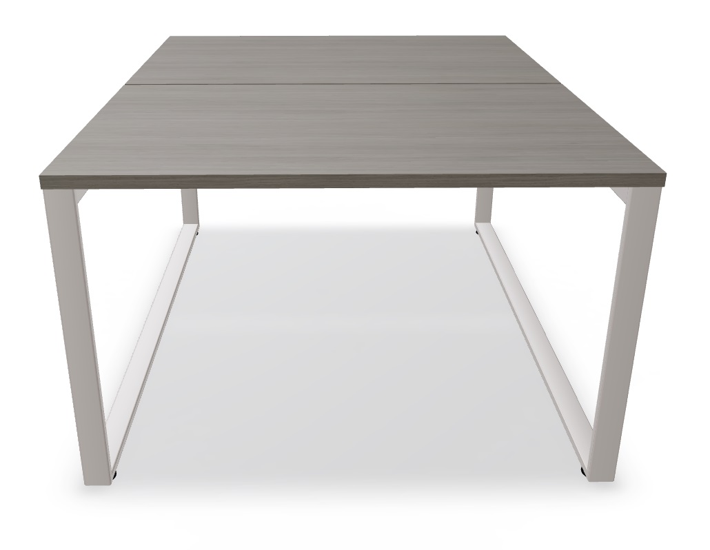 Ogi Q Office Straight 2-Desk Bench, W47.2" x D63.3"