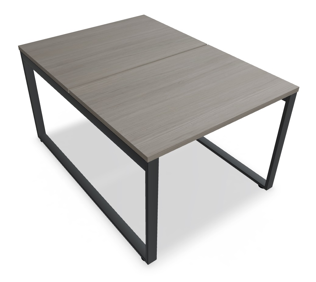 Ogi Q Office Straight 2-Desk Bench, W39.3" x D55.5"