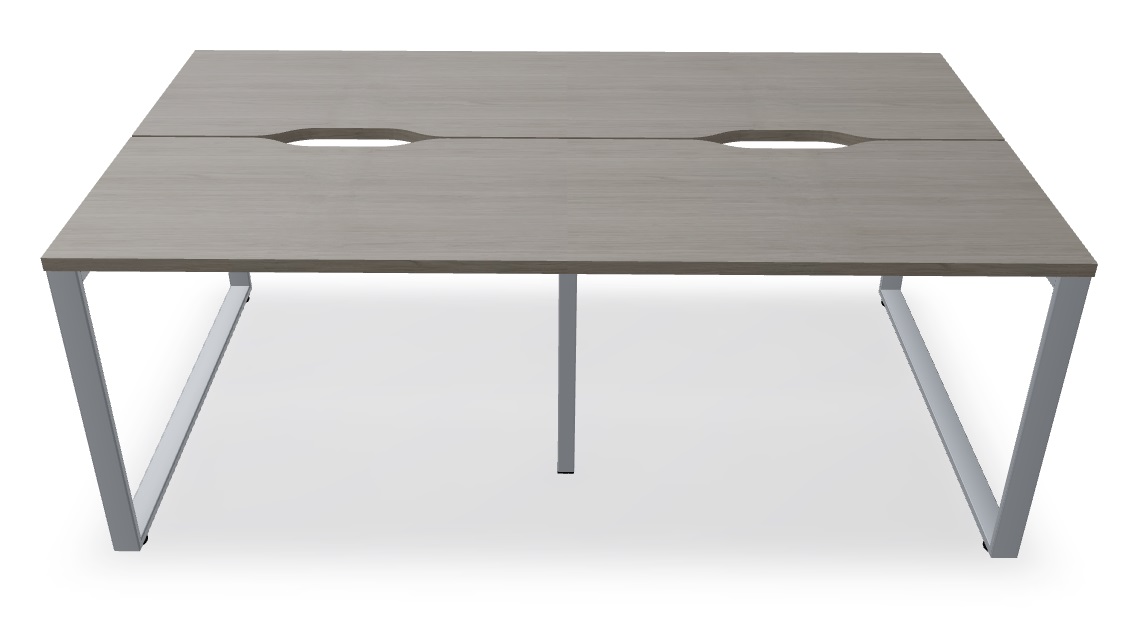 Ogi Q Office 4-Desk Bench