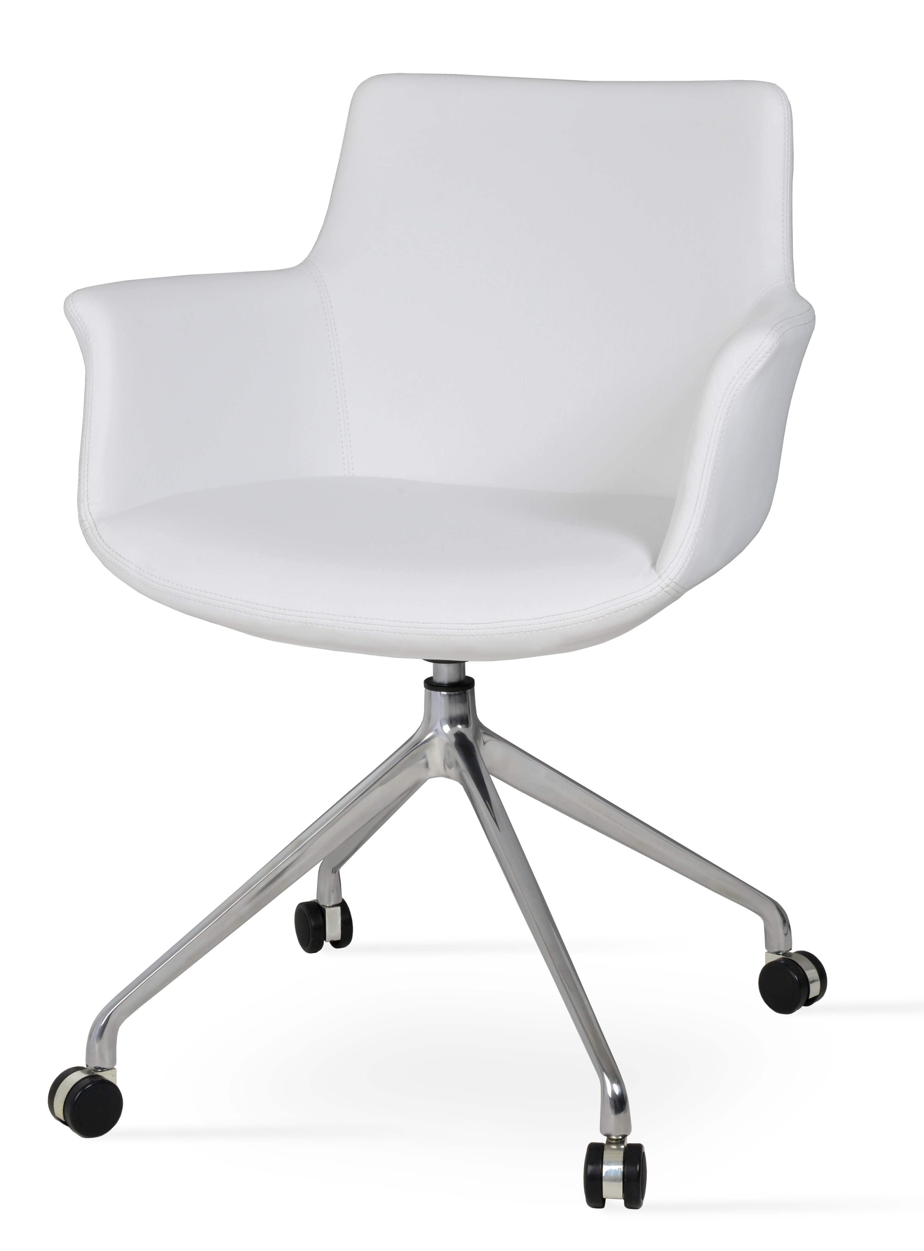 Bottega Arm Spider Swivel Dining Chair
