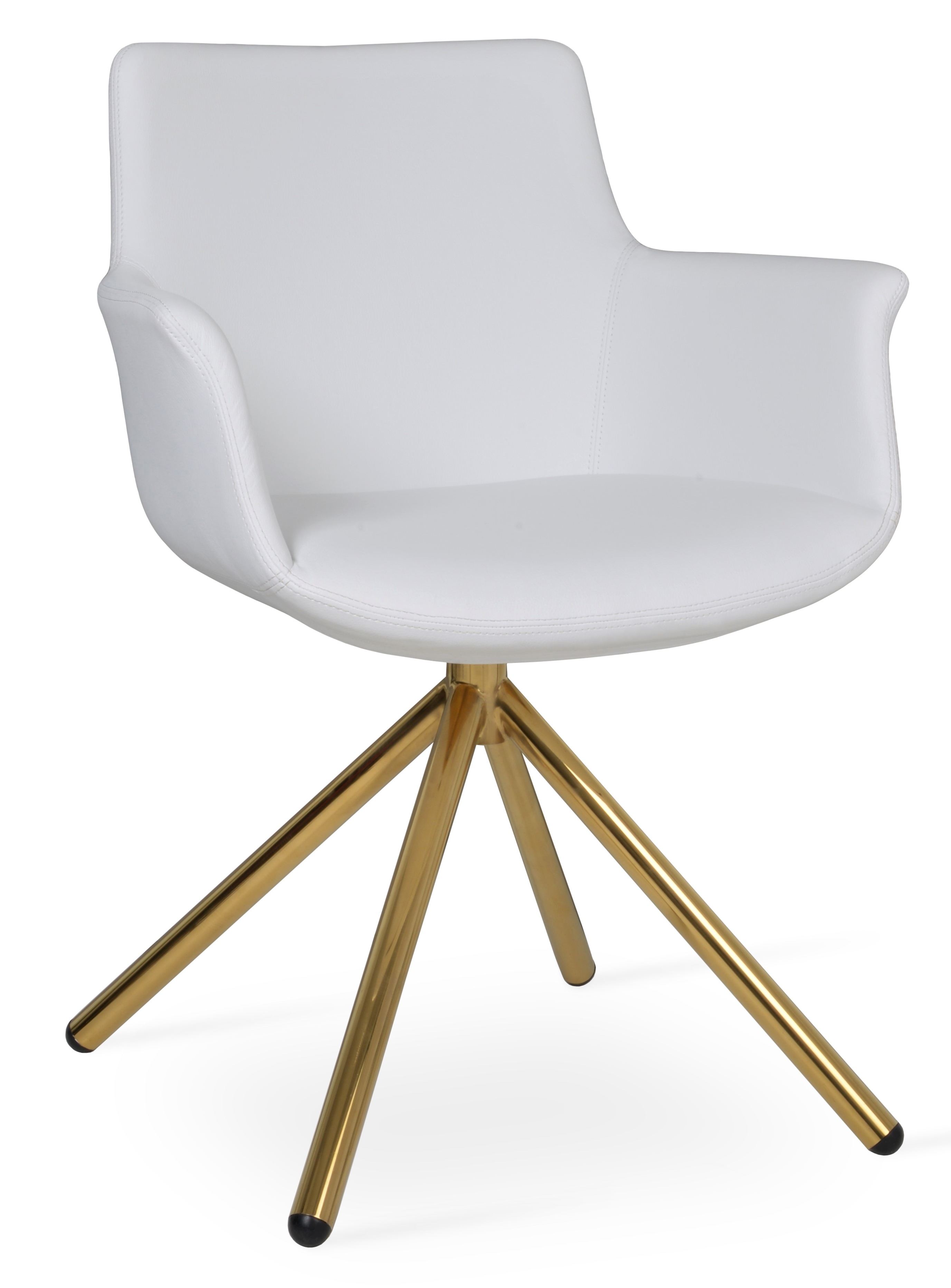 Bottega Arm Stick Swivel Dining Chair