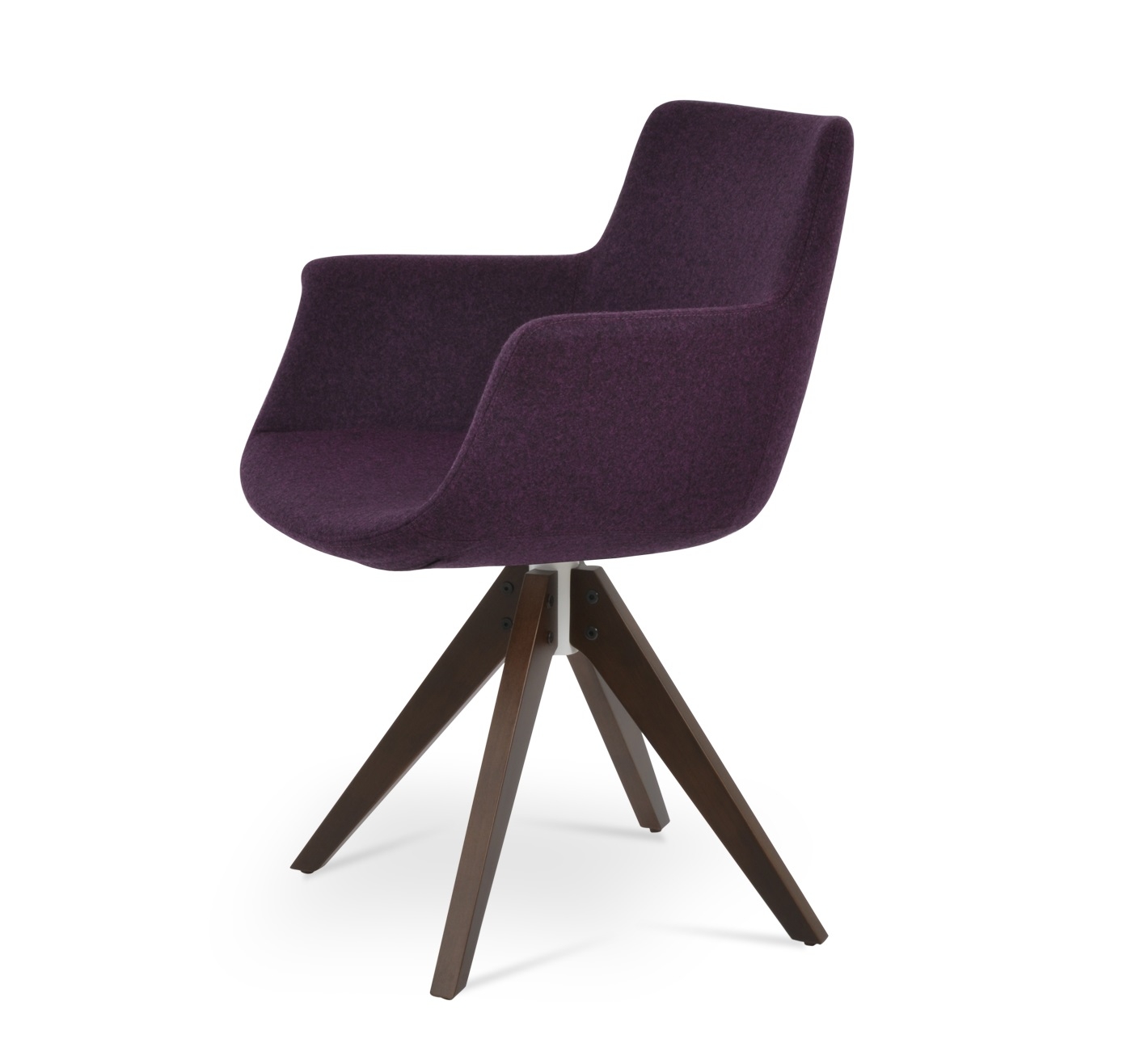 Bottega Pyramid Swivel Dining Chair