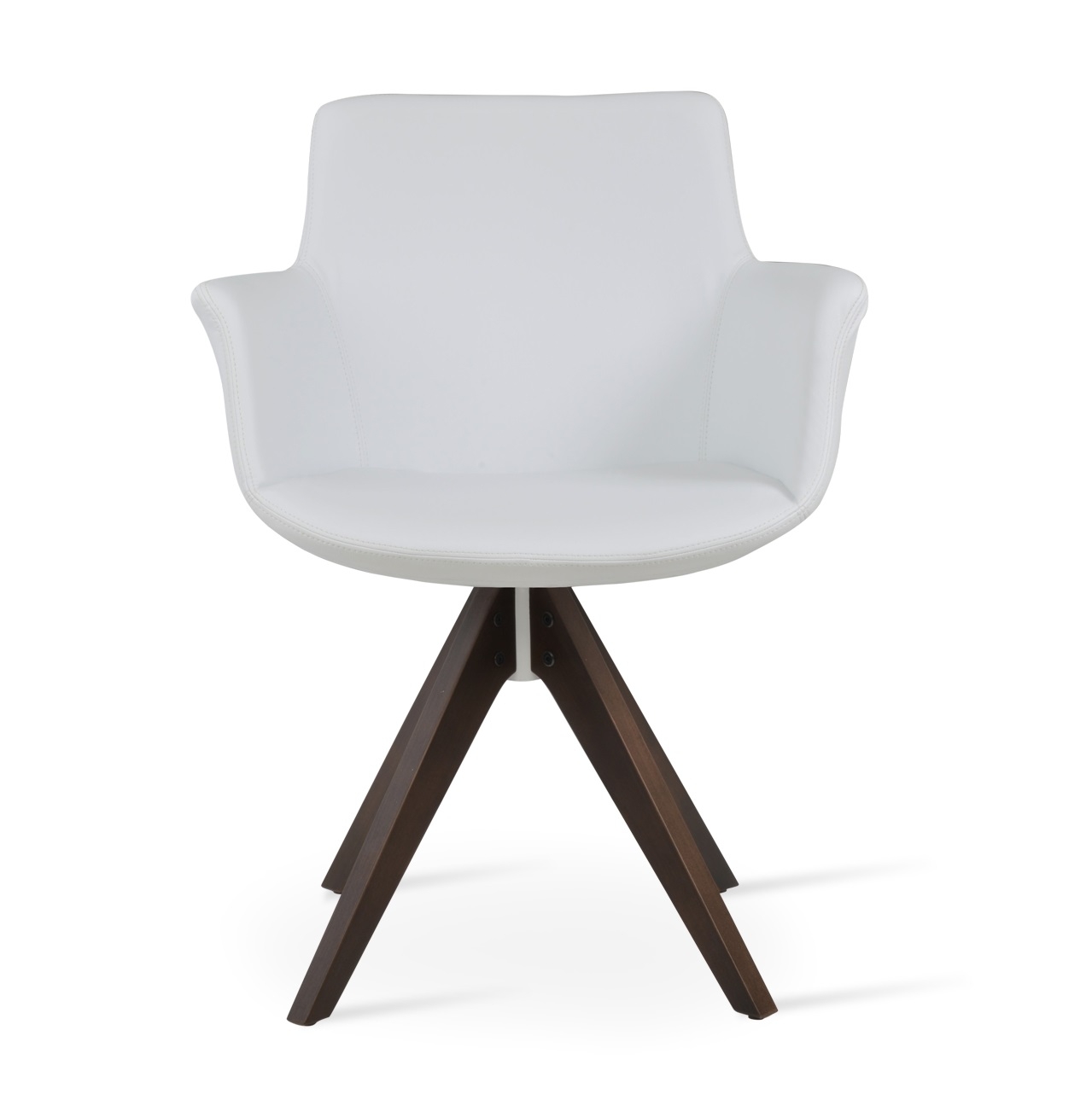 Bottega Pyramid Swivel Dining Chair