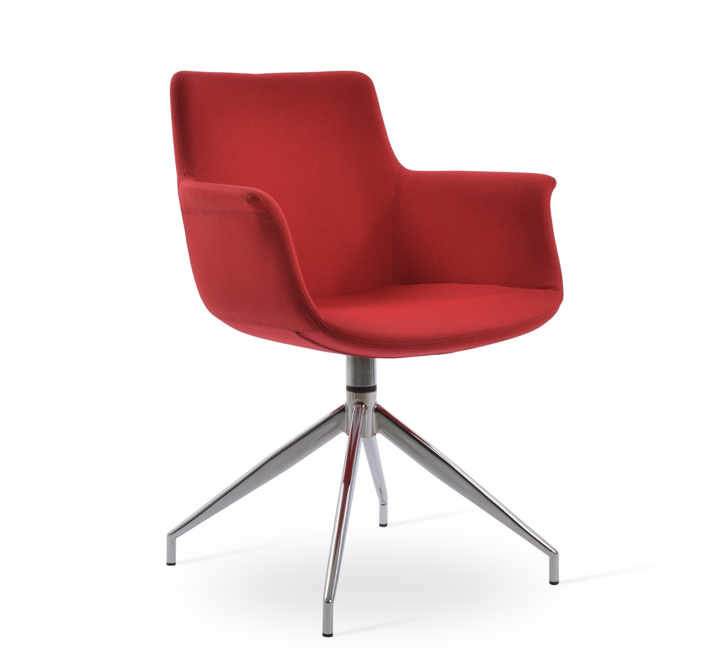 Bottega Arm Spider Swivel Dining Chair