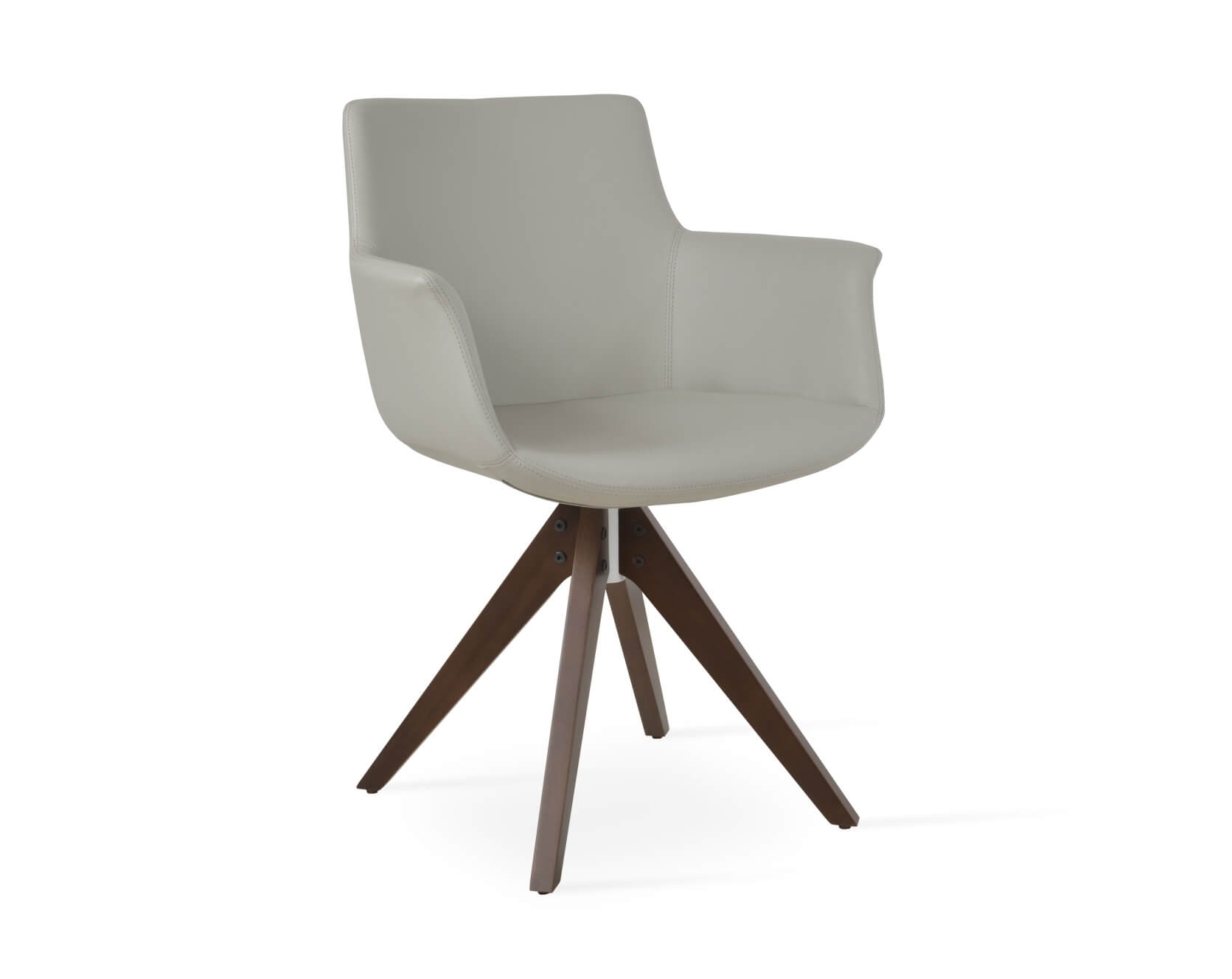 Bottega Pyramid Swivel Dining Chair
