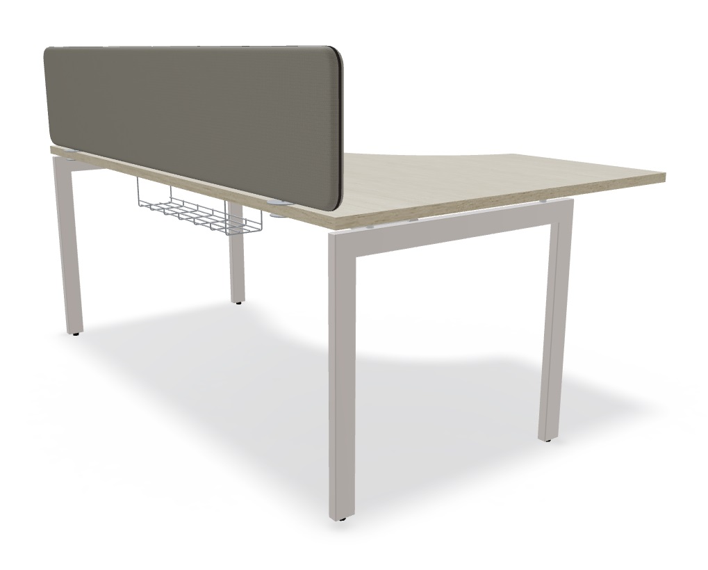 Ogi U Office Single Radial Desk