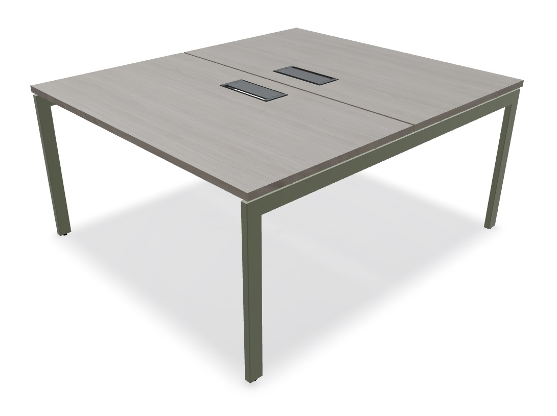 Ogi U Office Straight Bench, W55.1" x D63.3"