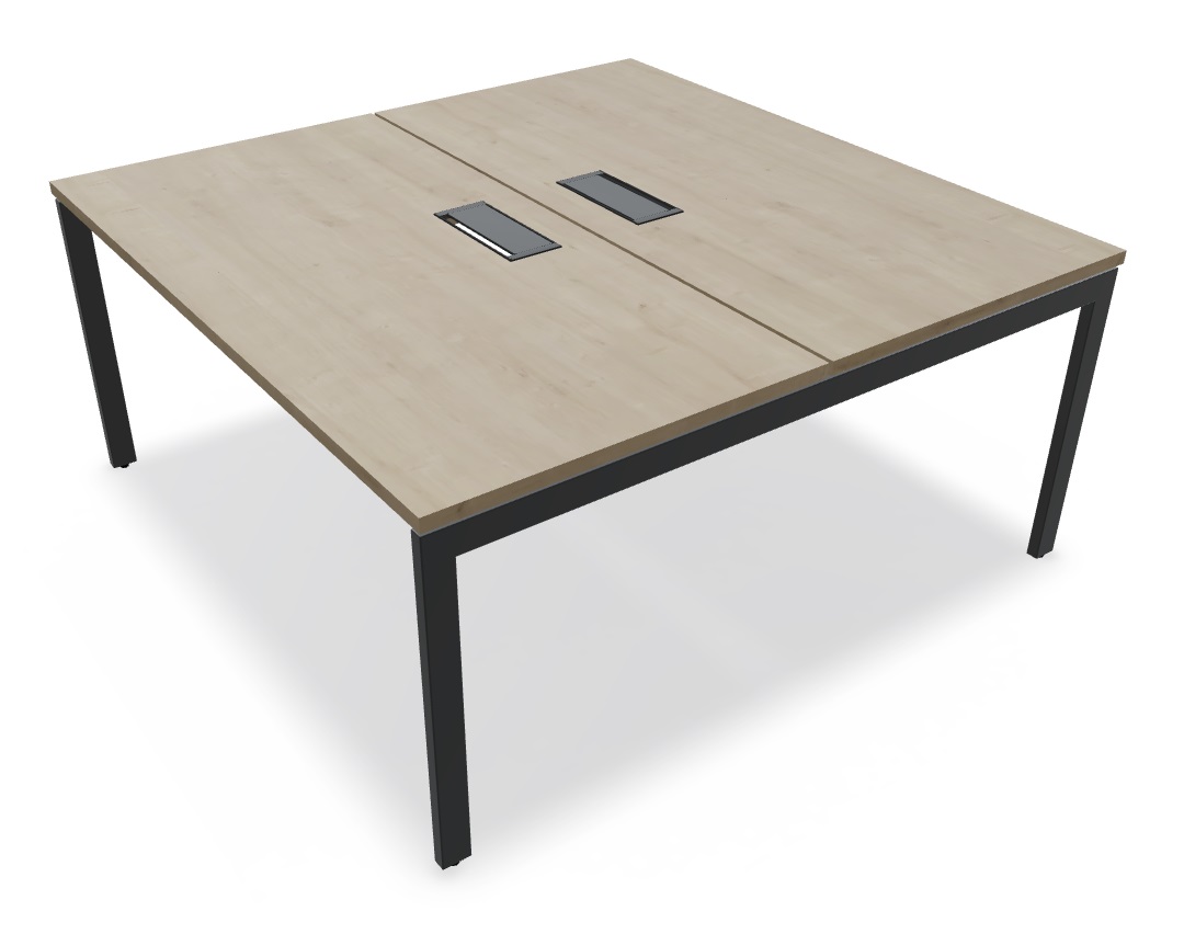 Ogi U Office Straight Bench, W62.9" x D63.3"