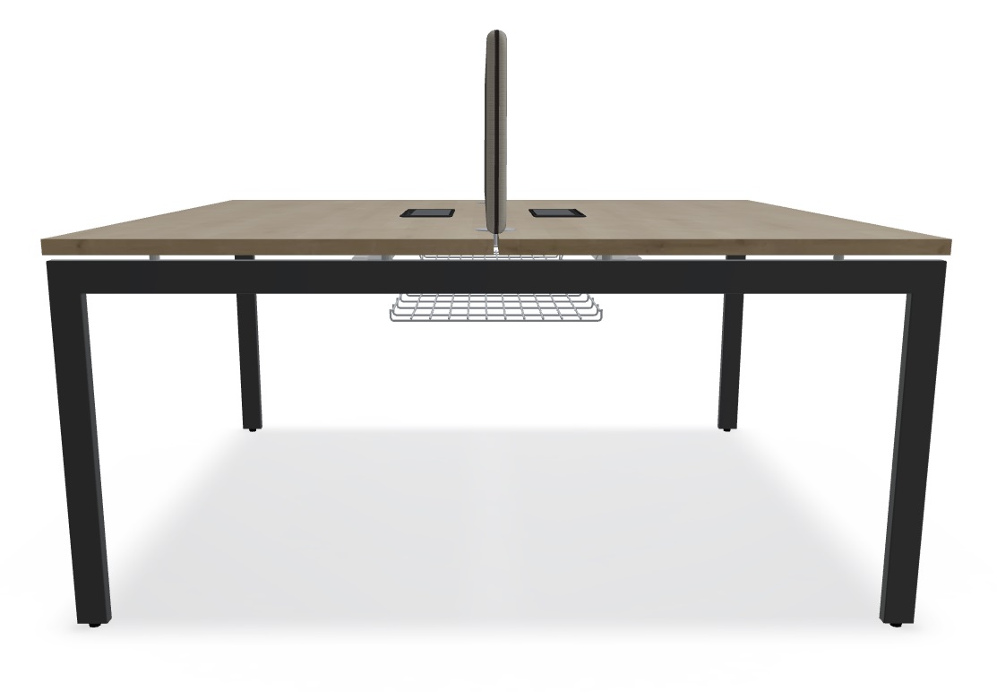 Ogi U Office Straight Bench, W62.9" x D63.3"
