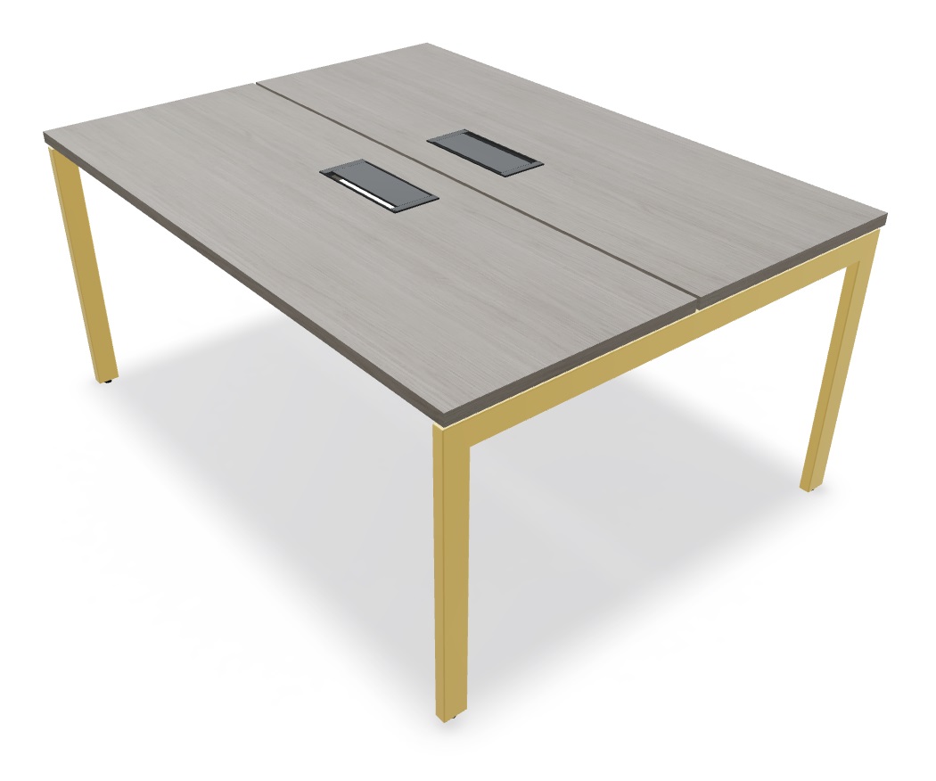 Ogi U Office Straight Bench, W62.9" x D47.6"