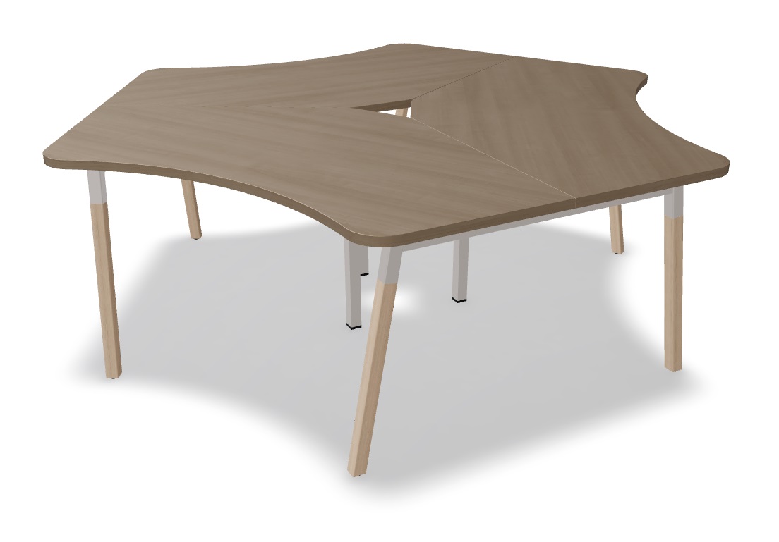 Thrive 65"Wx57"Dx29"H Cog Table