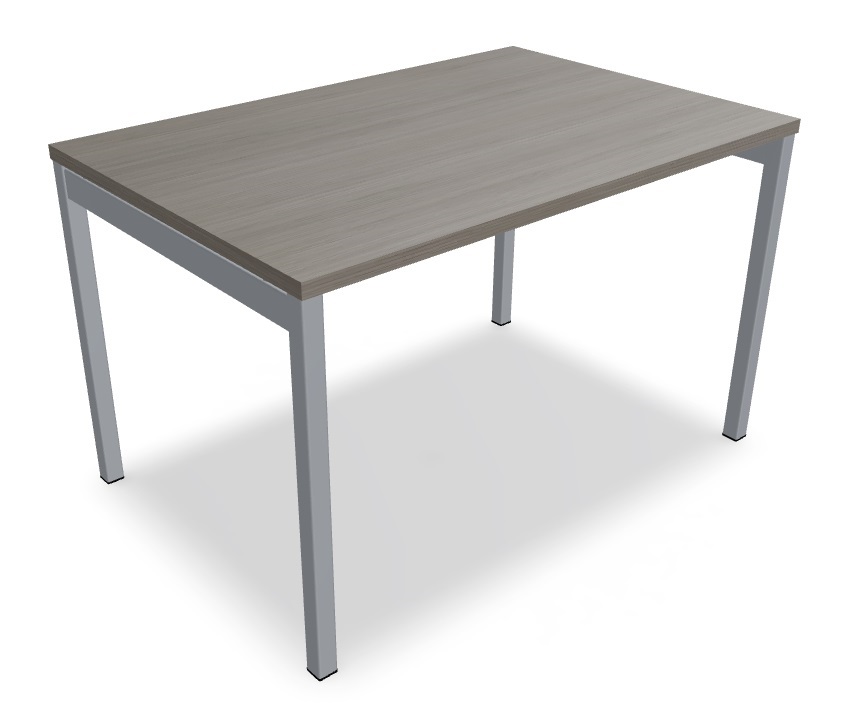 Ogi Y Office Single Straight Desk, W47.2" x D31.4"