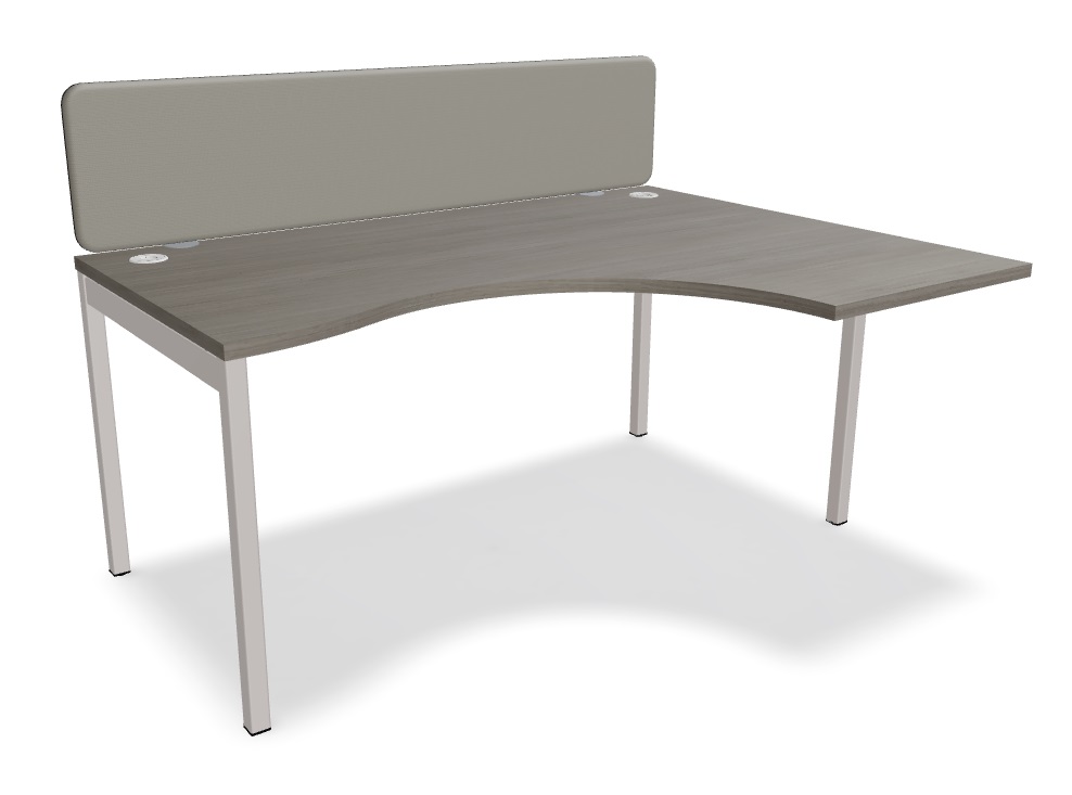 Ogi Y Office Single Radial Desk