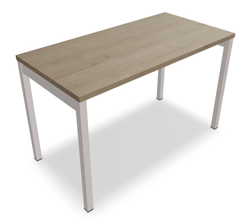 Ogi Y Office Single Straight Desk, W47.2" x D23.6"