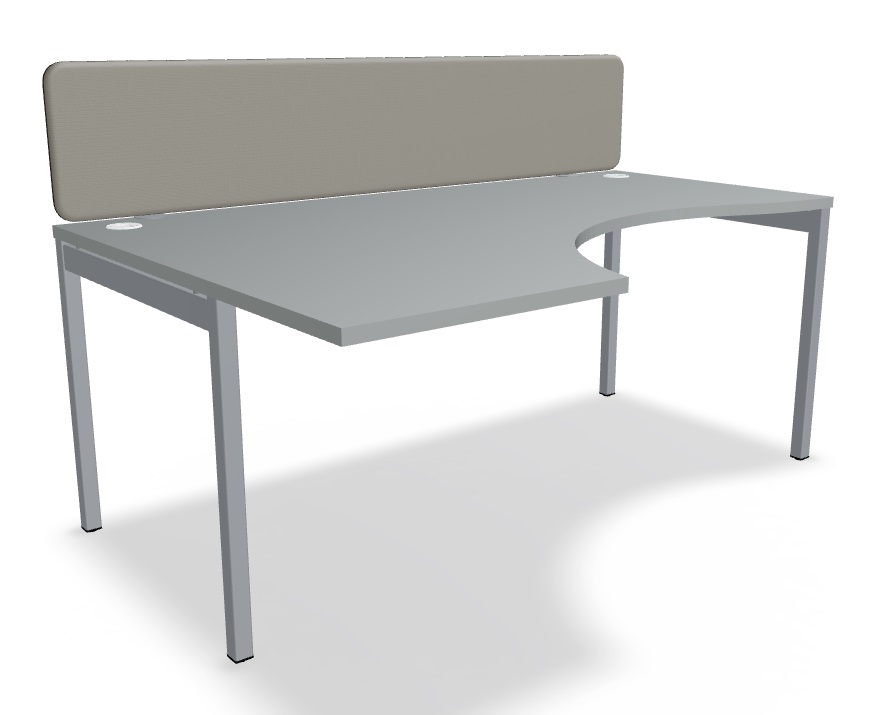 Ogi Y Office Single Radial Desk