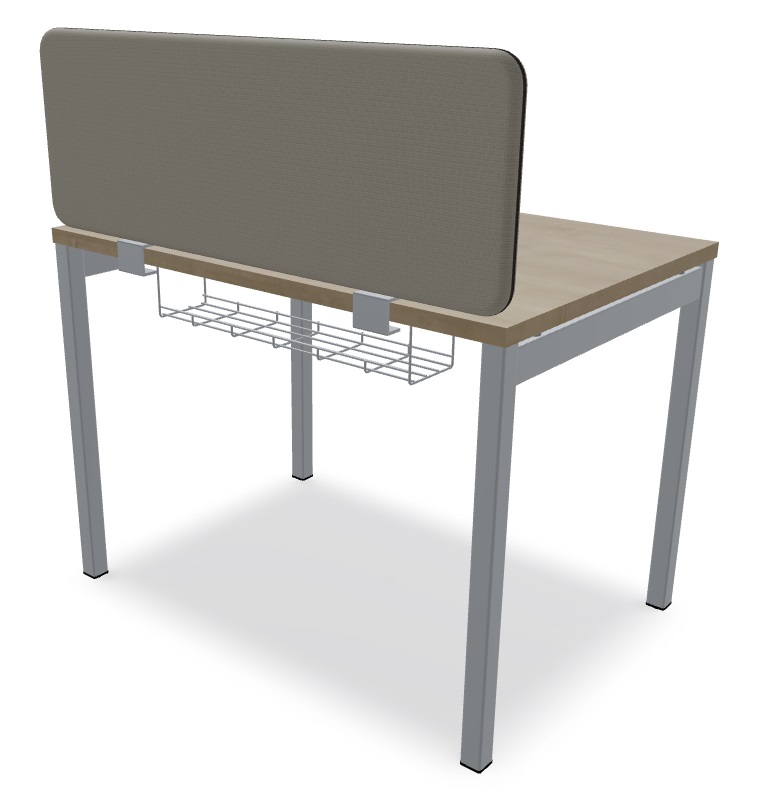 Ogi Y Office Single Straight Desk, W39.3" x D27.5"