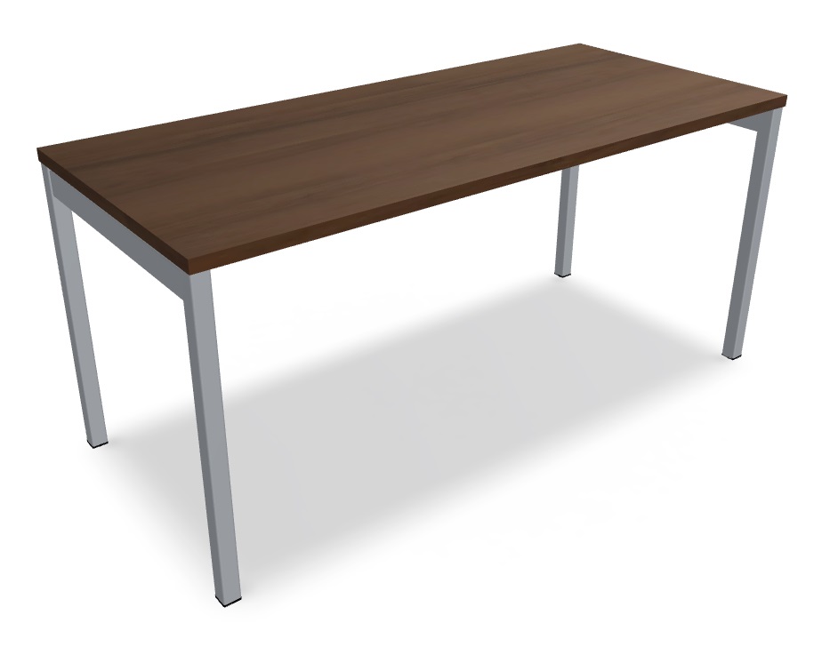 Ogi Y Office Single Straight Desk, W62.9" x D27.5"