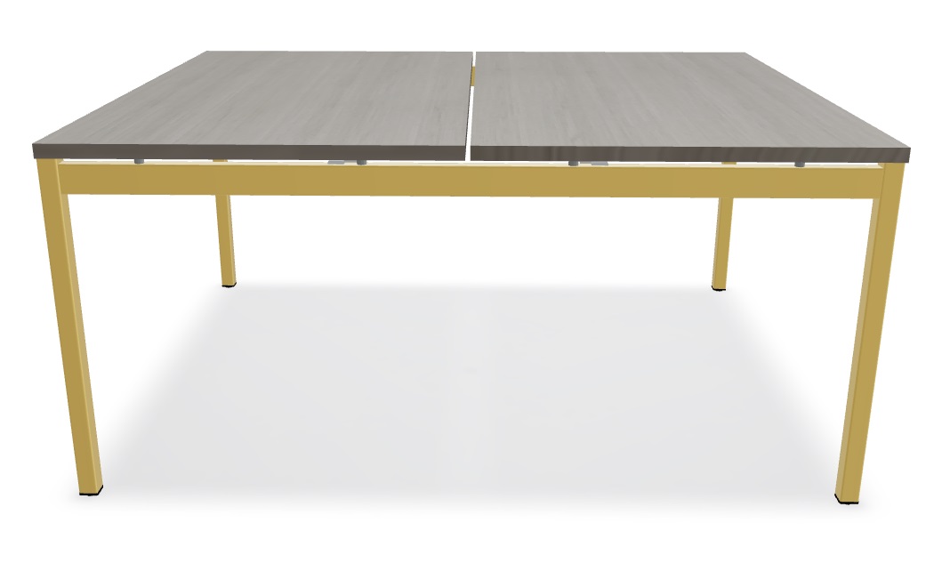 Ogi Y Office Straight Bench, W55.1" x D63.3"