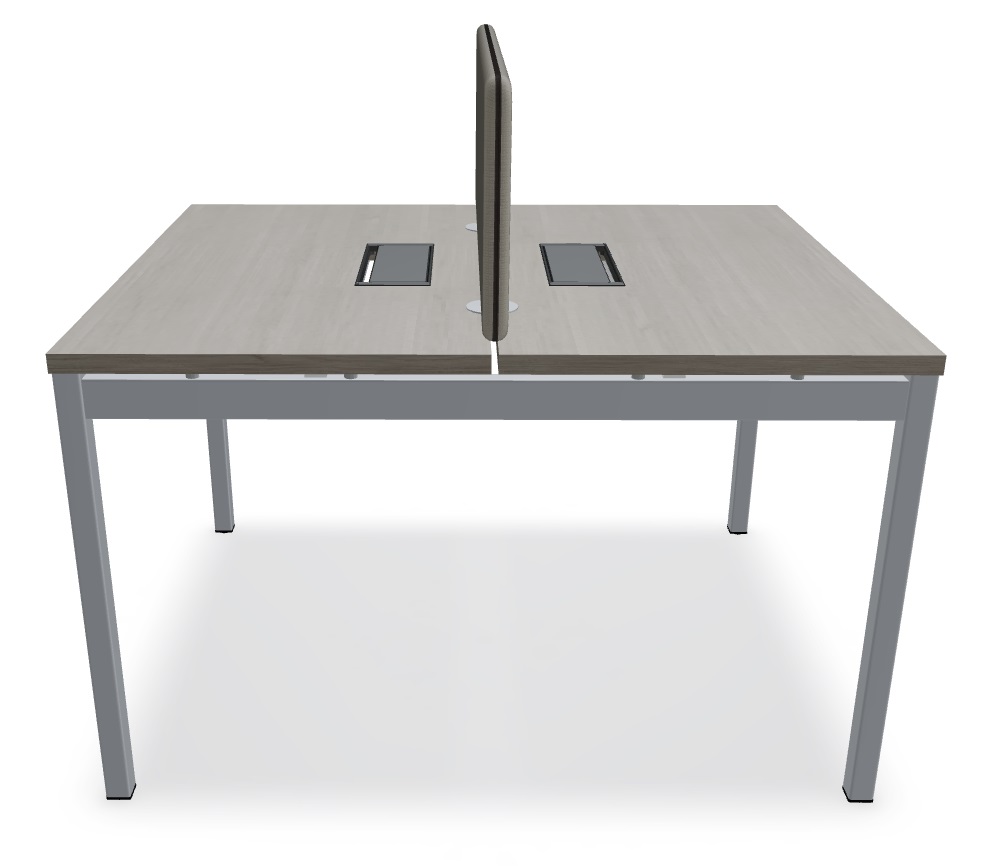 Ogi Y Office Straight Bench, W39.3" x D47.6"
