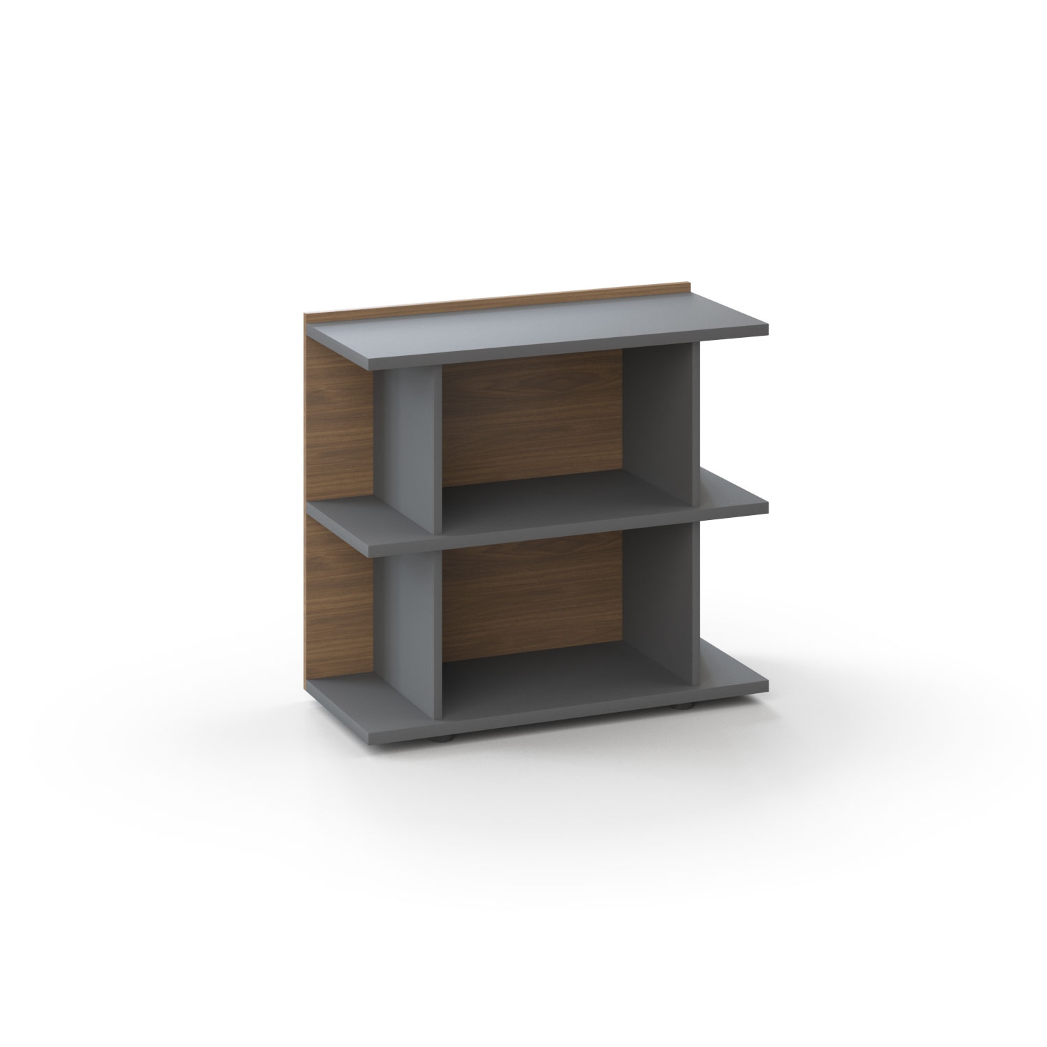 Plana Bookcase w/2 Shelves