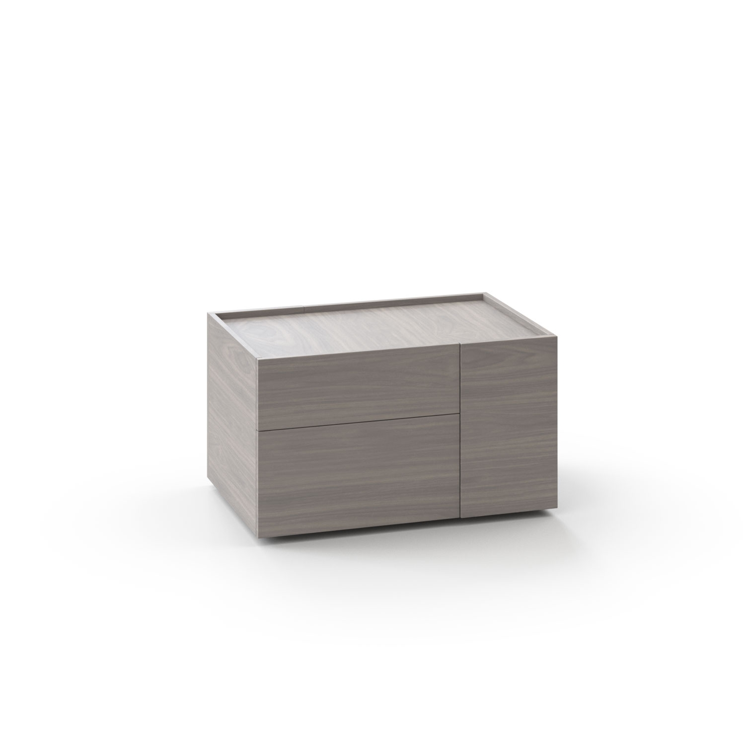 Plana 35.4" Pedestal w/Pull-out Drawer & 2 Drawers