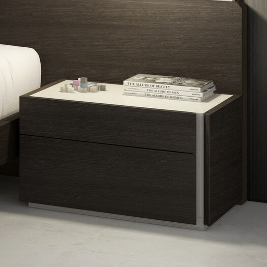 Porto Premium Wood Veneer Right Nightstand