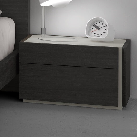 Faro Premium Wood Veneer Right Nightstand
