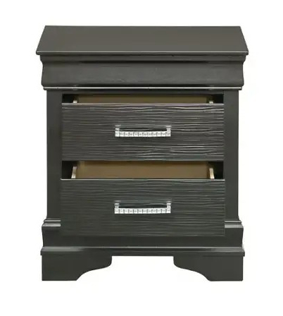 SM Sophie Wood Nightstand w/2 Drawers