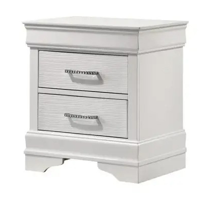 SM Sophie Wood Nightstand w/2 Drawers