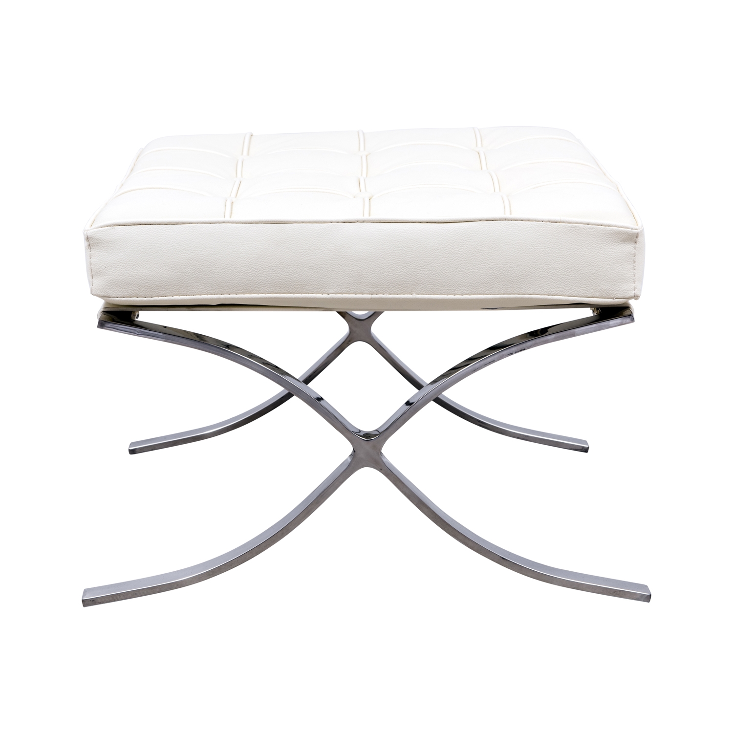 Bellefonte Leatherette Ottoman