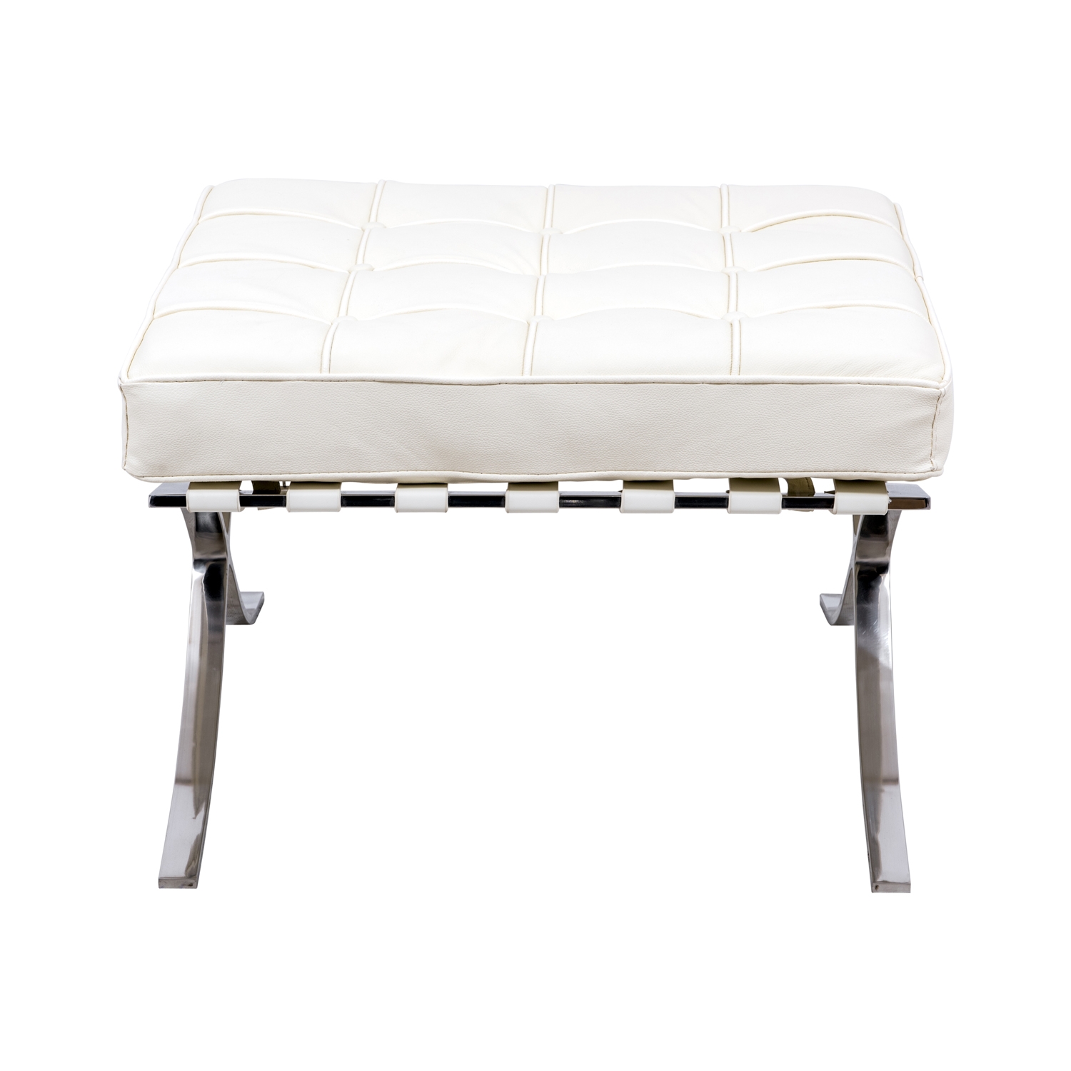 Bellefonte Leatherette Ottoman