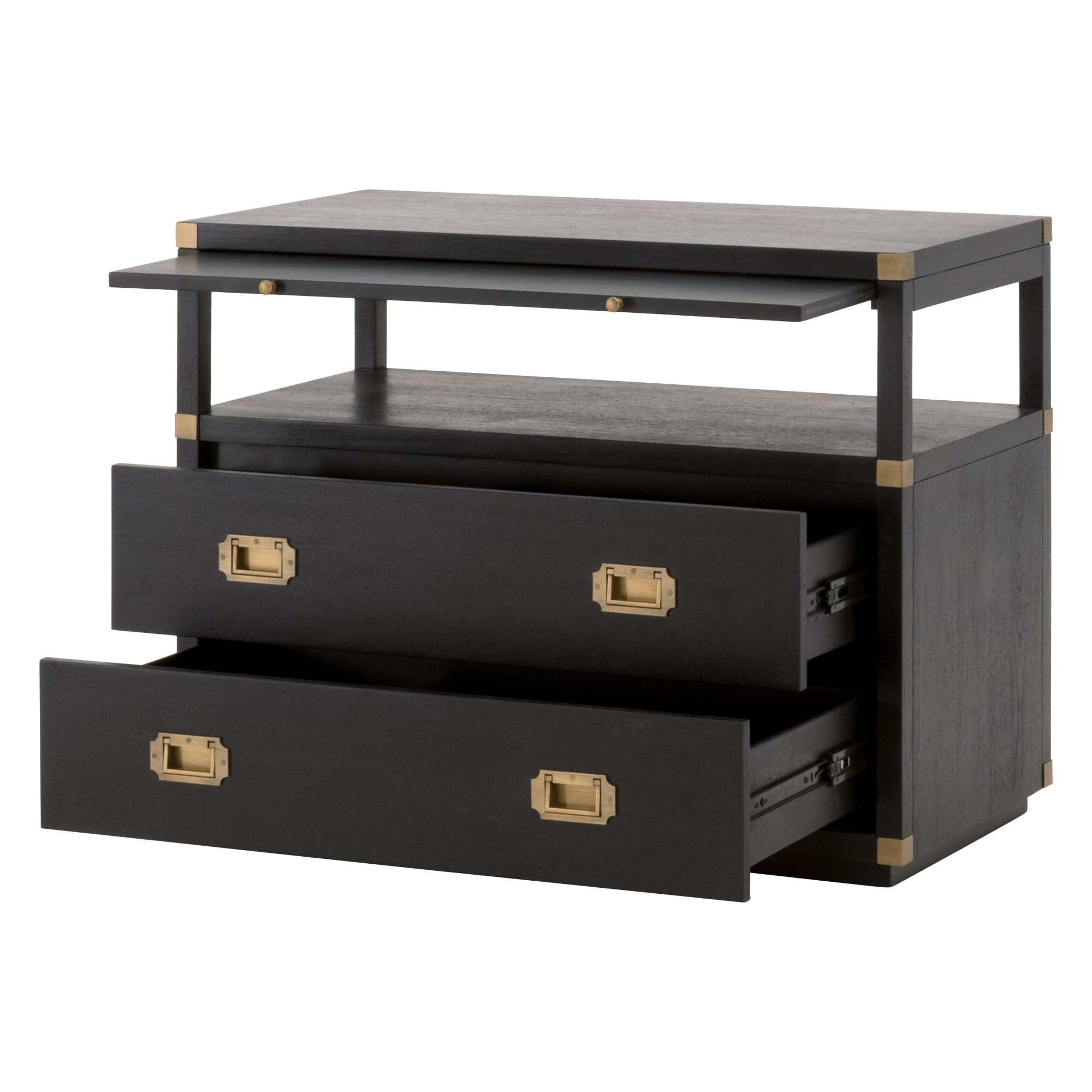 Bradley Wood Nightstand w/2 Drawers