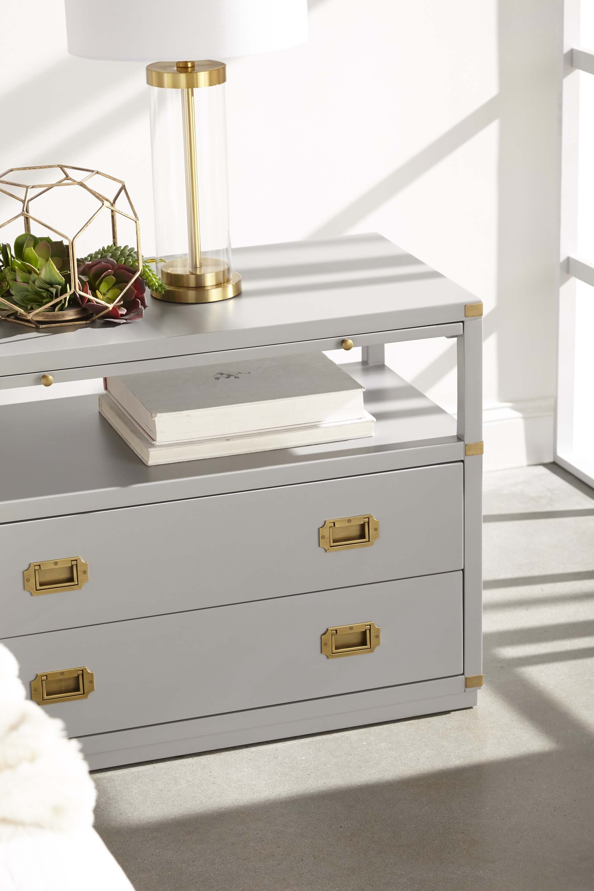 Bradley Wood Nightstand w/2 Drawers