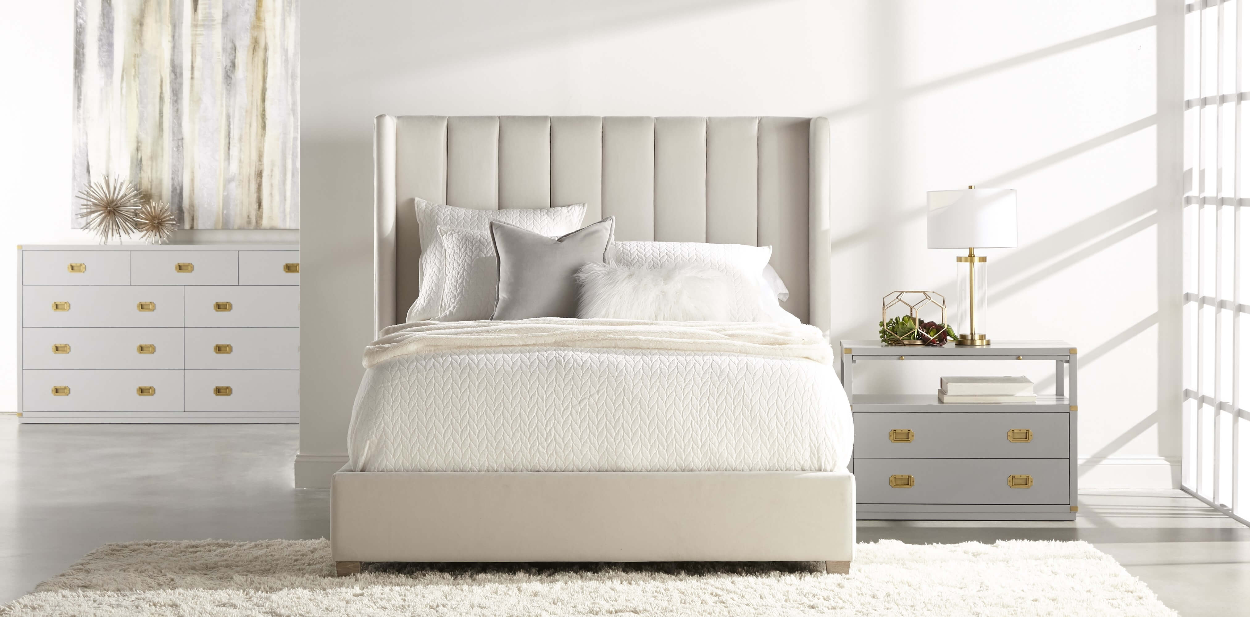 Bradley Wood Nightstand w/2 Drawers