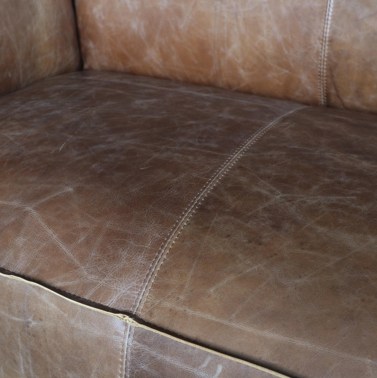 Brancaster Vintage Top Grain Leather Sofa
