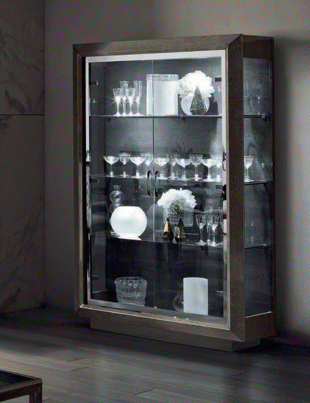 Elite China Cabinet w/2 Doors by Camelgroup, Italy	 2