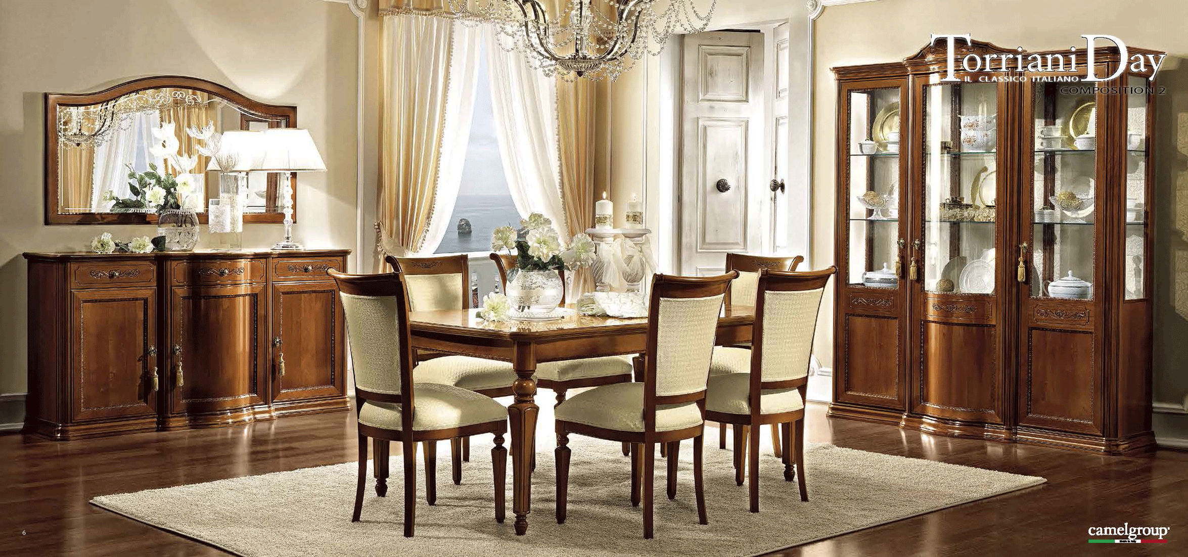 Torriani Wood Rectangular Dining Set
