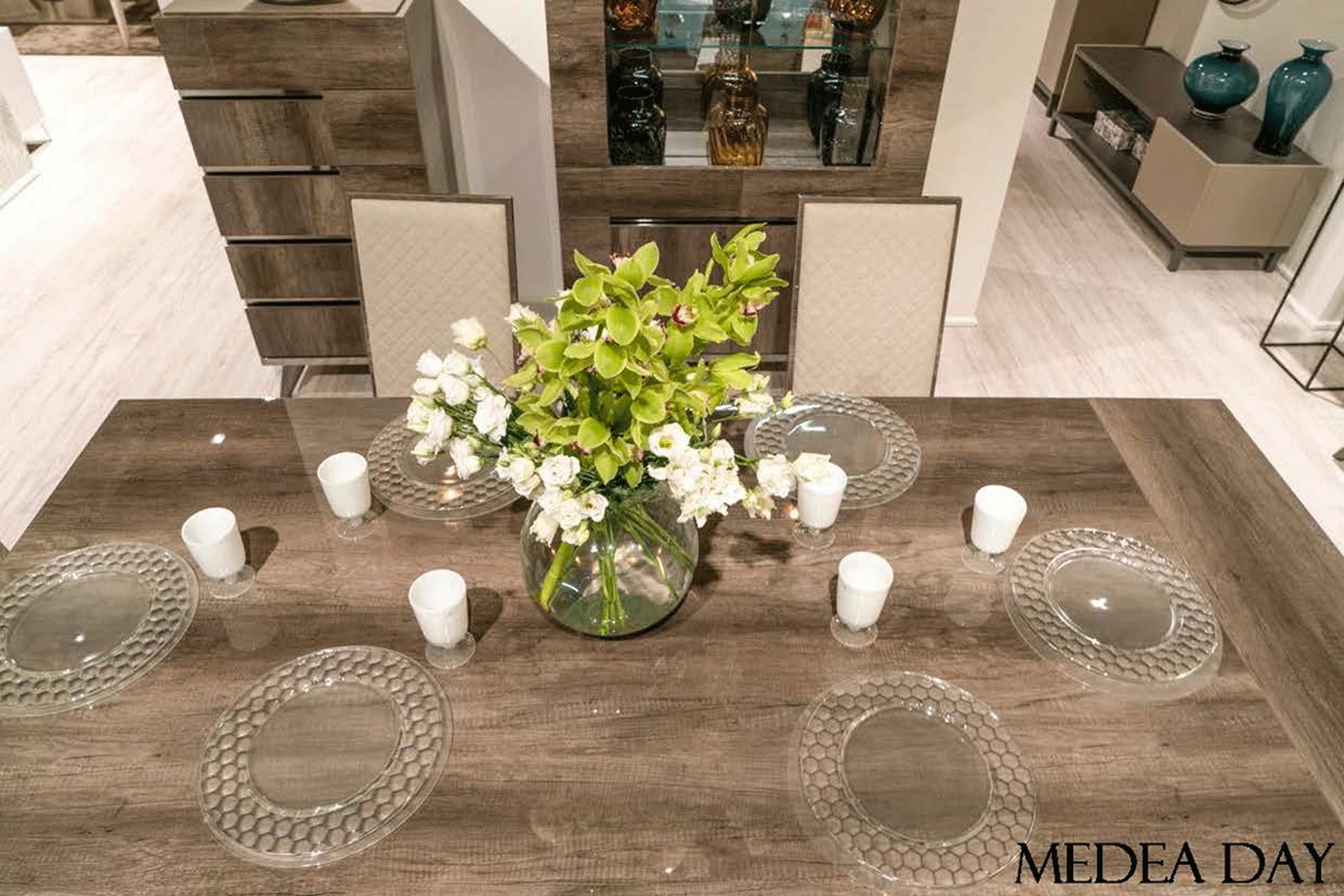 Medea ESF Wood Rectangular Dining Table