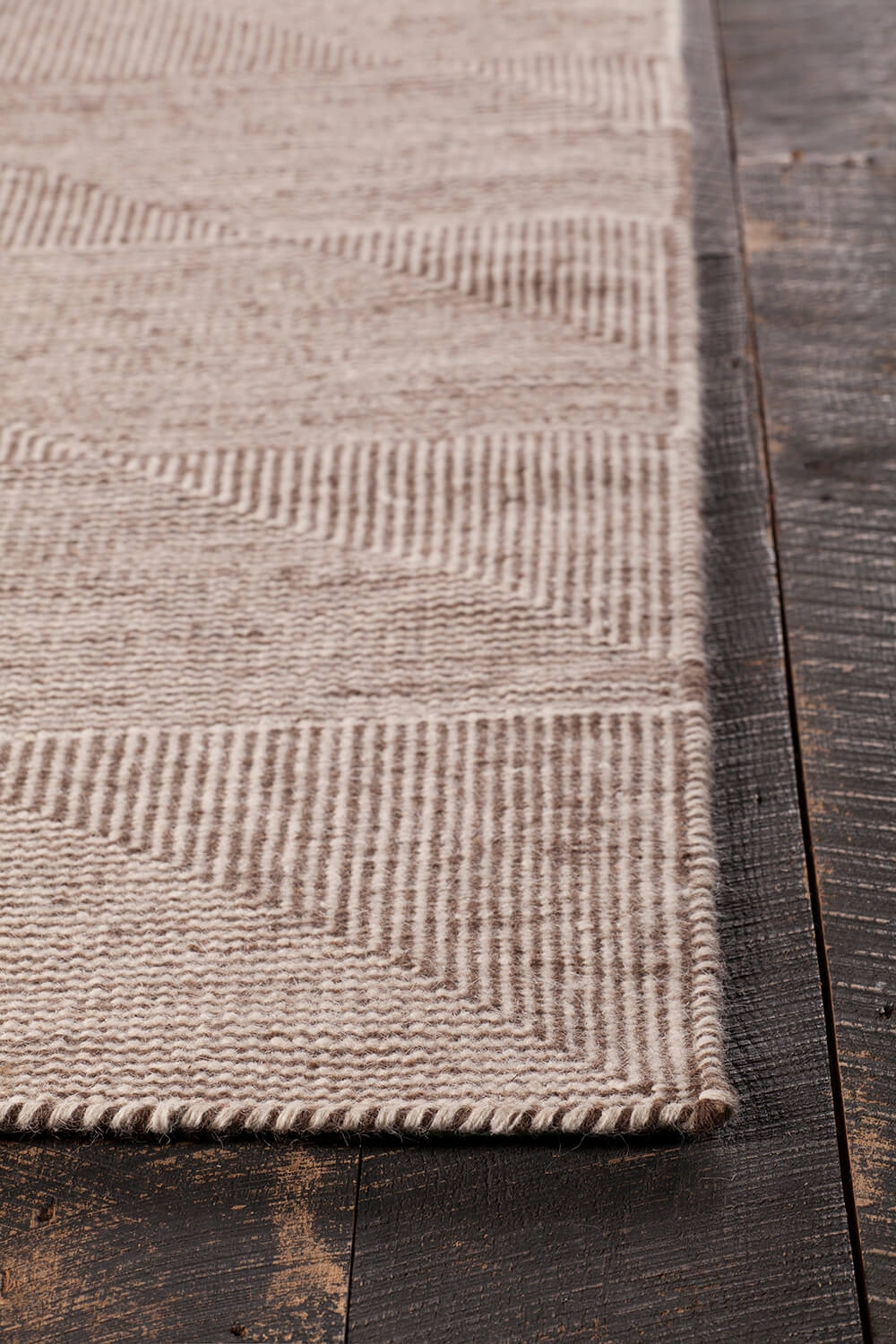 Bristol Wool Rectangular Hand-woven Rug, 5' x 7'6"