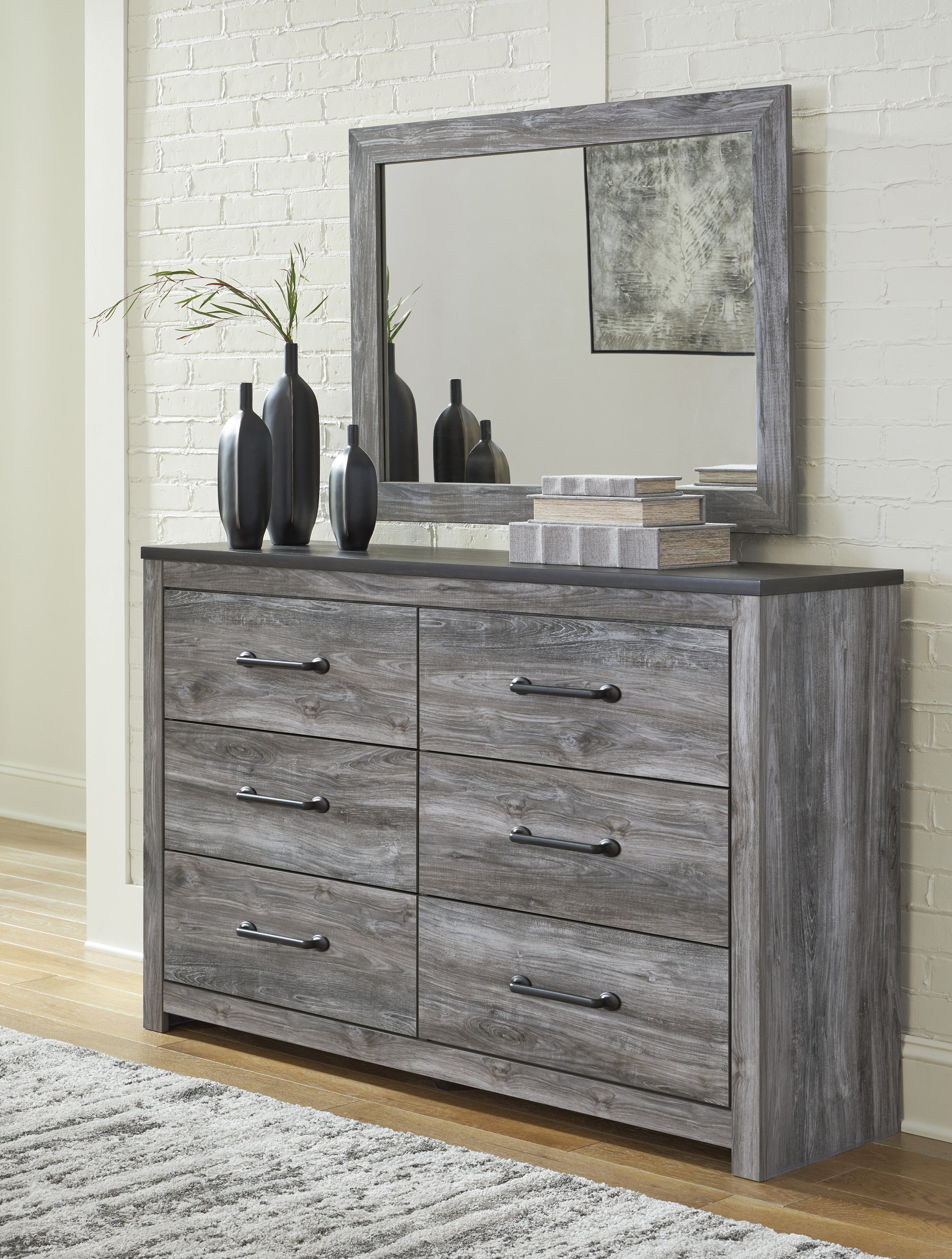 Bronyan MDF/Wood Veneer Panel Bedroom Set