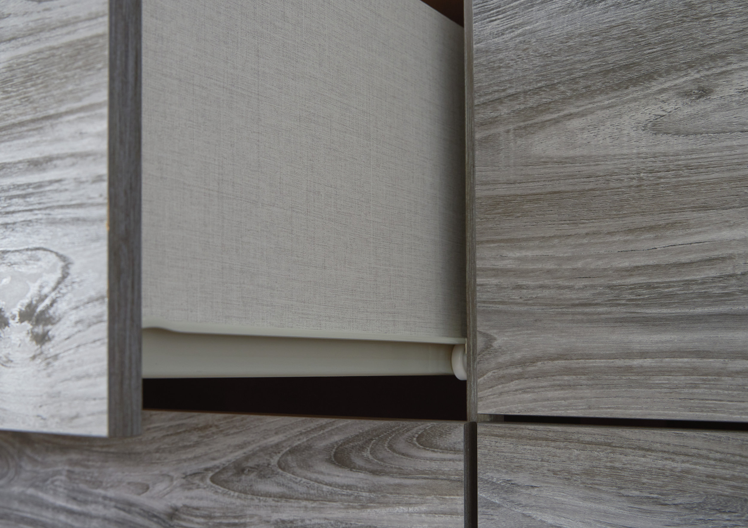 Bronyan MDF/Wood Veneer Panel Bedroom Set