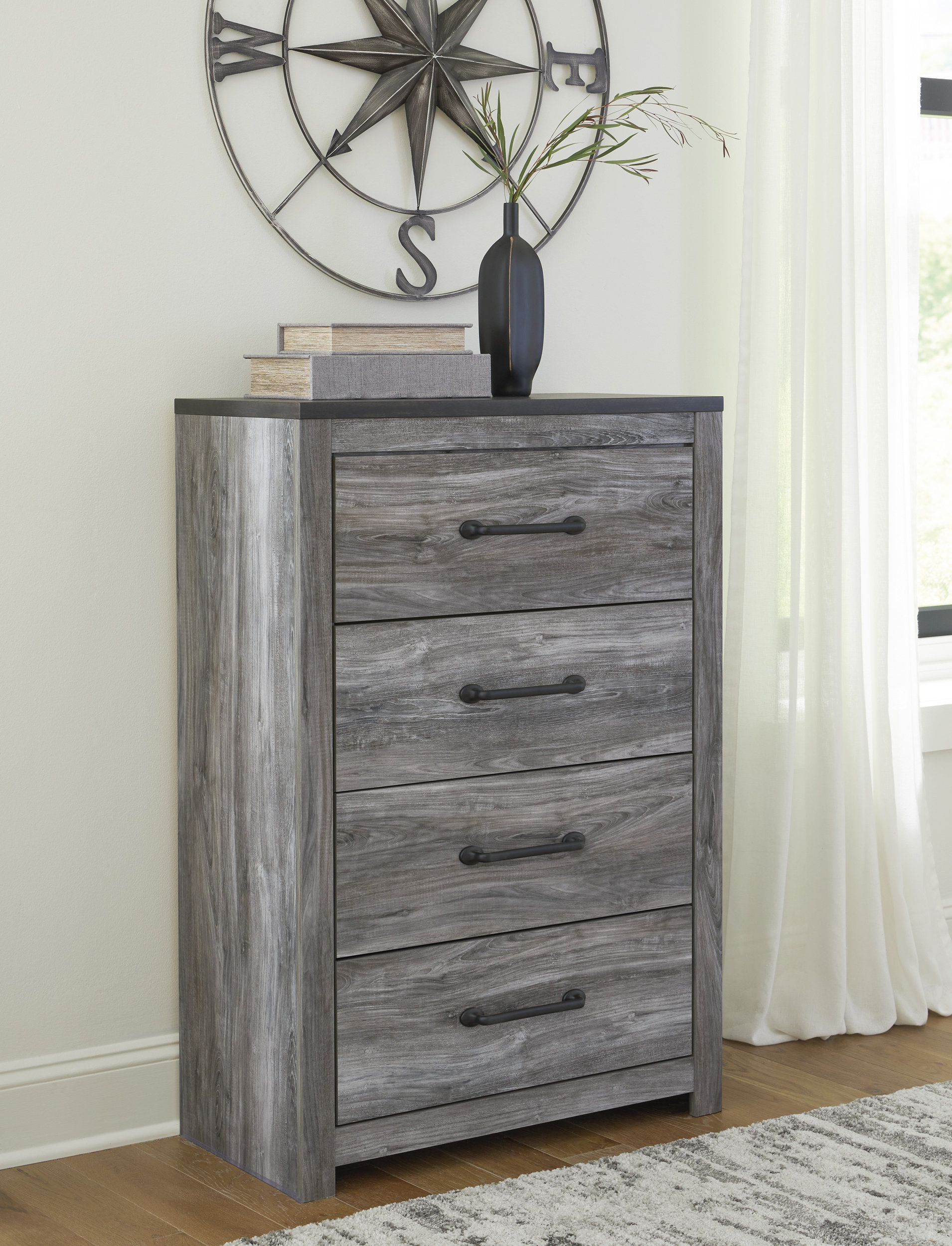 Bronyan MDF/Wood Veneer Panel Bedroom Set