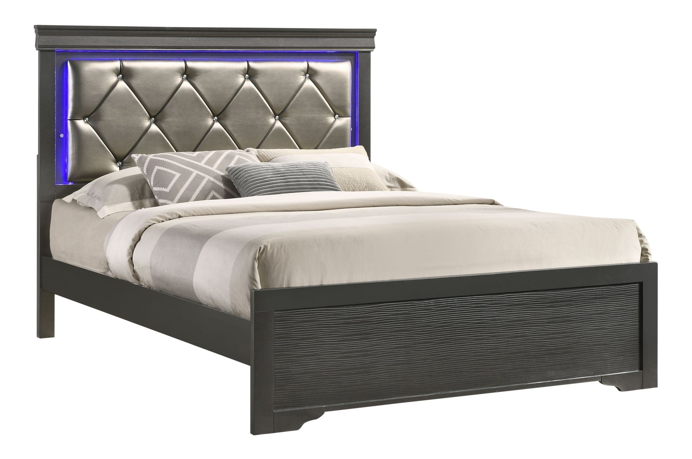 Brooklyn Polyester/Wood Regular Bedroom Set