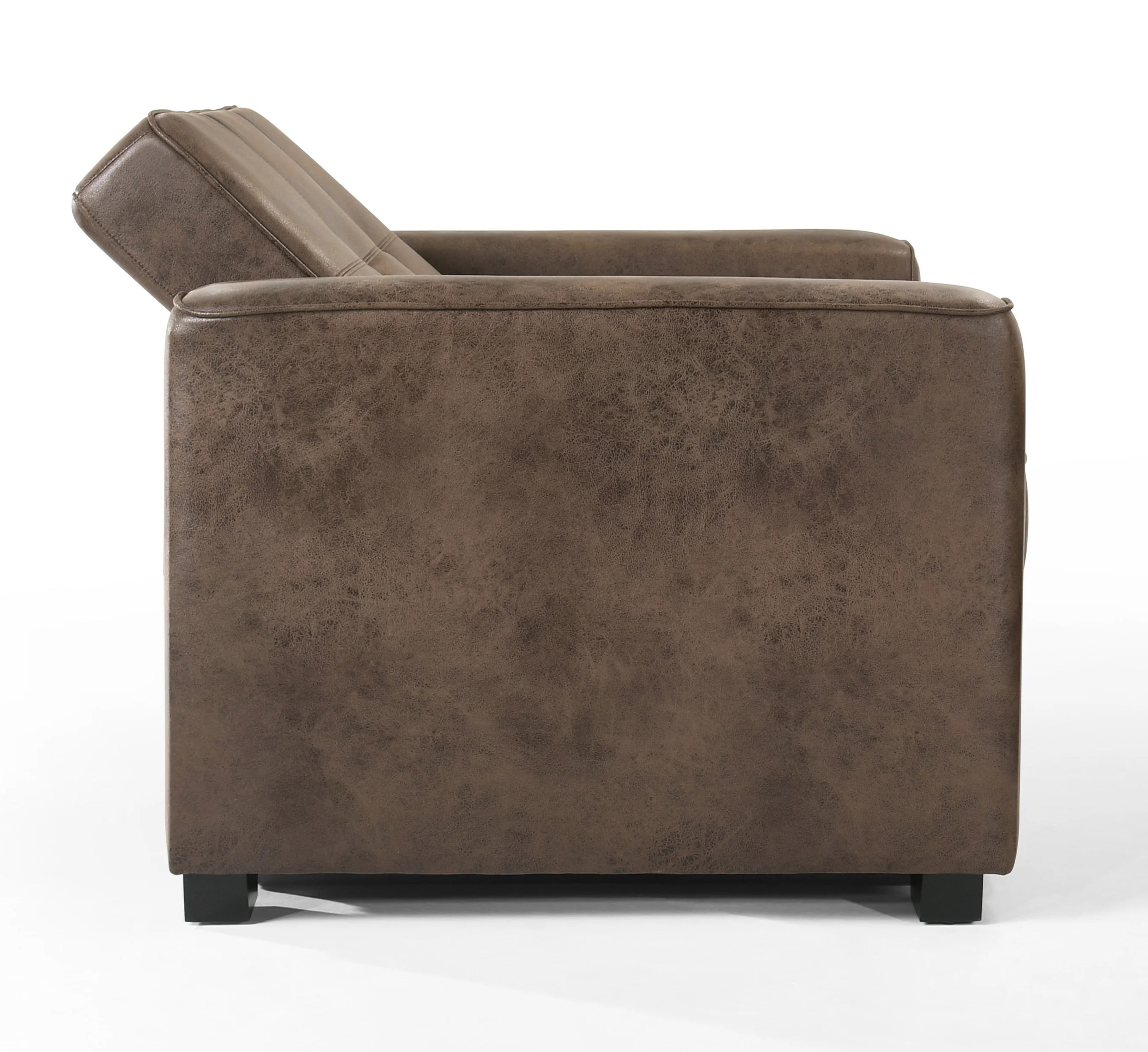Brooklyn Microsuede Fabric Twin Sofa Sleeper