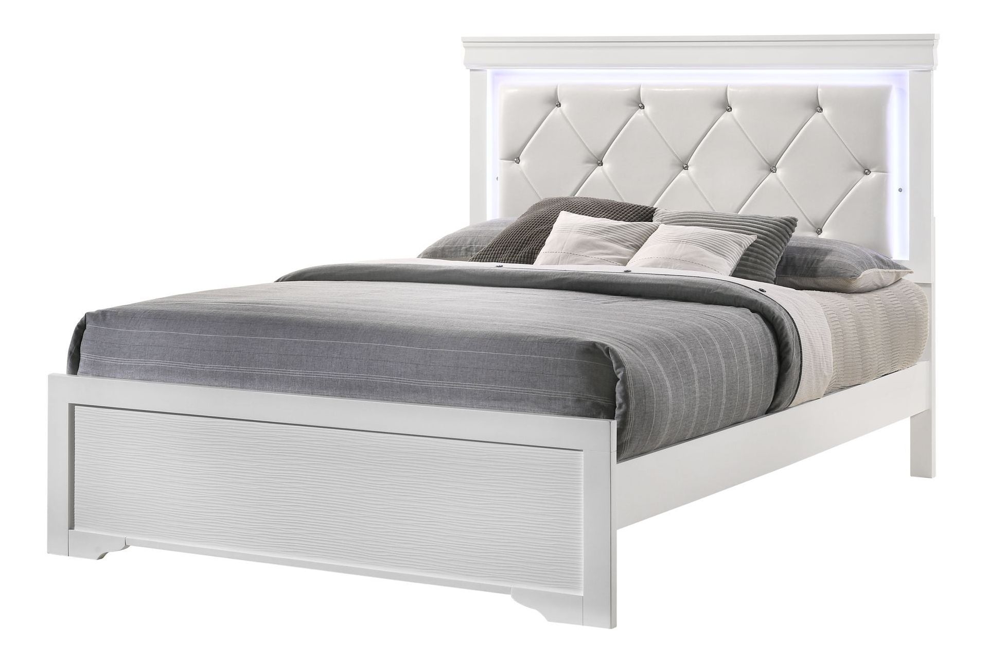Brooklyn Polyester/Wood Regular Bedroom Set